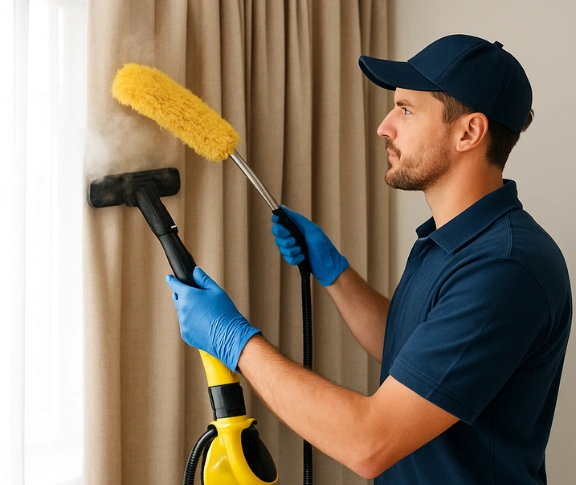 Trusted drapes cleaning technician Matty Curtain Cleaning peakhurst-nsw QLD